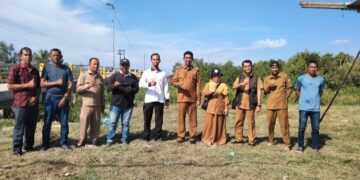 Penghulu Sinaboi Dampingi Tim KKP Pusat Survei Topografi Lokasi KNMP