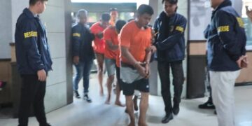 Polres Rohil Tangkap Tiga Pencuri Hiolo Kelenteng Hai Cuking Sungai Bakau