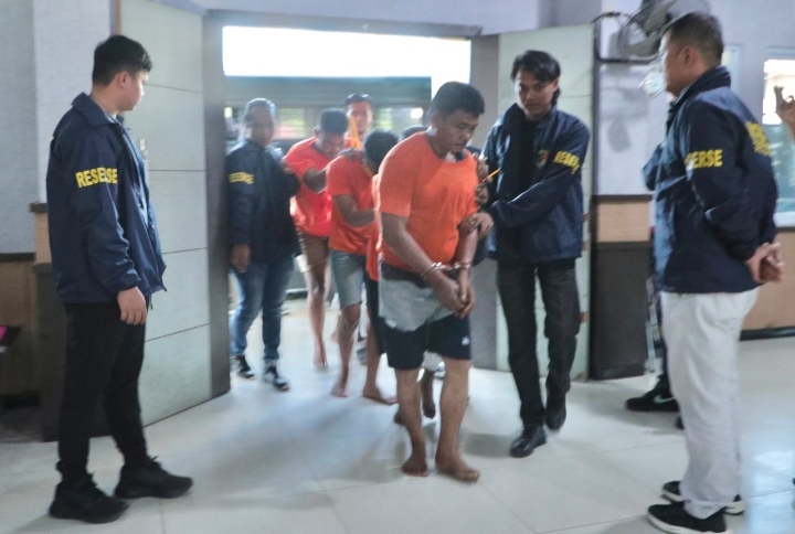 Polres Rohil Tangkap Tiga Pencuri Hiolo Kelenteng Hai Cuking Sungai Bakau