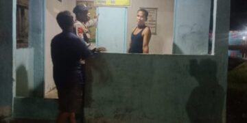 Polsek Sinaboi Gelar Patroli Malam dan Sosialisasi Satkamling