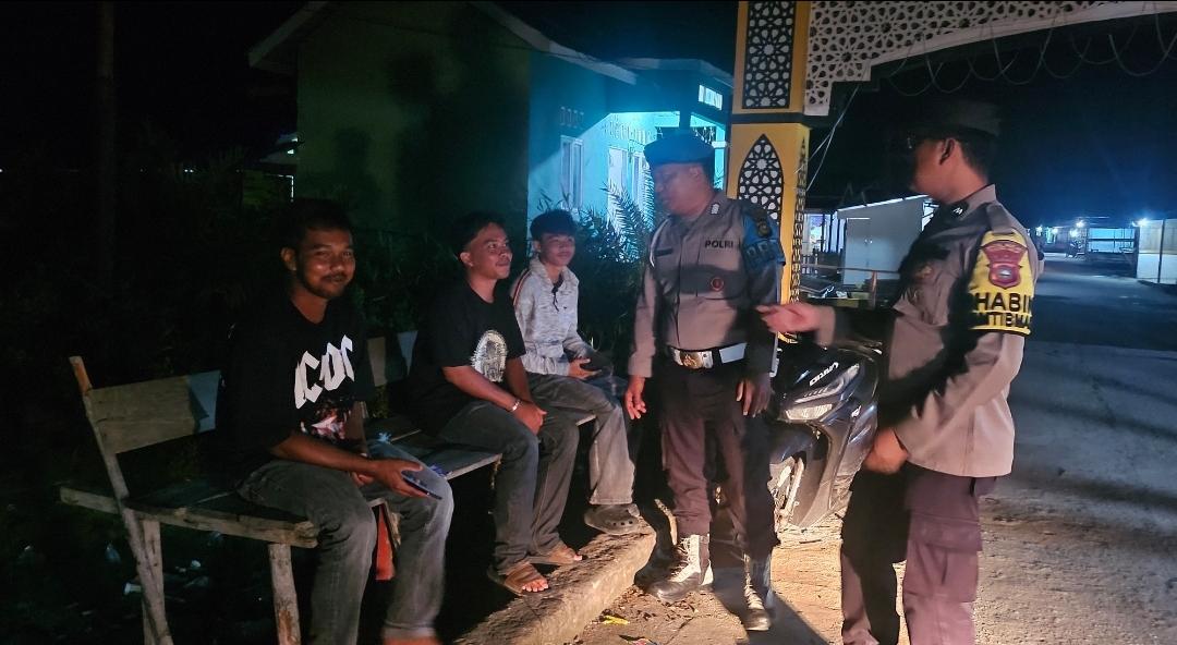 Patroli KRYD Polsek Sinaboi Ciptakan Situasi Kamtibmas Tetap Kondusif