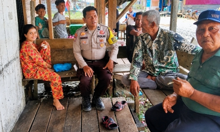 Bhabinkamtibmas Polsek Sinaboi imbau Warga Cegah Karhutla