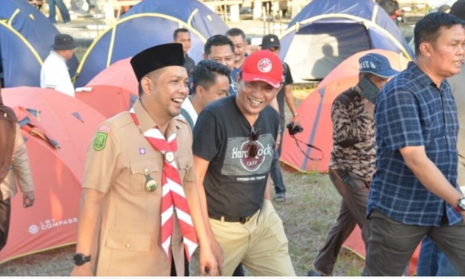 Wakil Ketua DPRD Pekanbaru Ajak Masyarakat Peduli Lingkungan Lewat Perkemahan