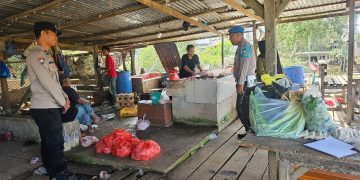 Personel Polsek Sinaboi Gelar KRYD, Pastikan Situasi Kamtibmas Aman dan Kondusif