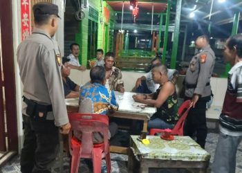 Antisipasi Gangguan Kamtibmas, Polsek Sinaboi Gelar KRYD Akhir Pekan