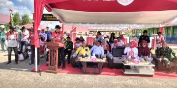 Kecamatan Sinaboi Semarakkan HUT RI ke-81 dengan Karnaval