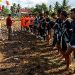 Datuk Penghulu Pulau Halang Muka Abdul Rahman pada detik Pembagian Piala memberikan kata sambutan beserta harapan kedepannya terhadap generasi muda (f: Hendri)