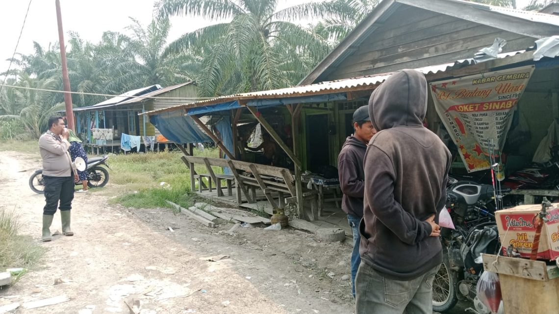 Polsek Sinaboi Intensifkan Sosialisasi Karhutla, Ajak Warga Raja Bejamu Jaga Lingkungan