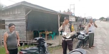 Cegah Karhutla, Polsek Sinaboi Lakukan Langkah preventif dan preemtif