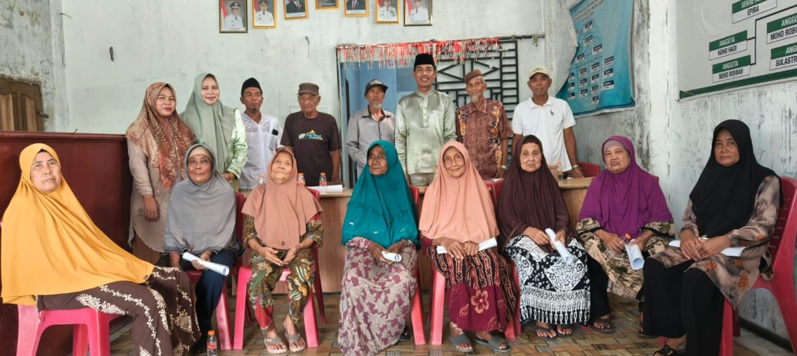 Tingkatkan Kualitas Hidup, Kepenghuluan Sinaboi Gelar Sosialisasi Sekolah Lansia