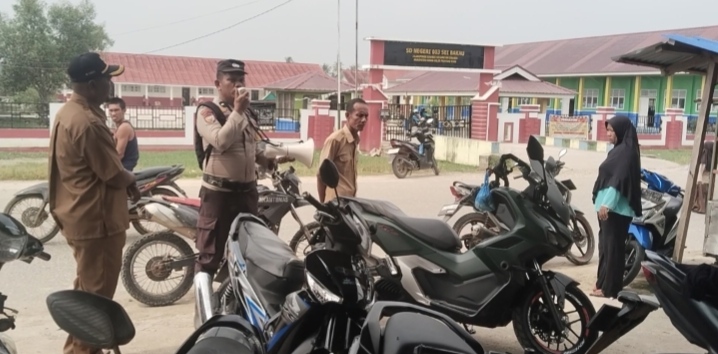 Polsek Sinaboi Aktif Melakukan Himbauan Cegah Karhutla ke Warga