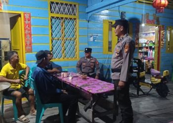 Patroli KRYD Polsek Bangko guna memastikan Kamtibmas Kondusif (f: Iwandi)