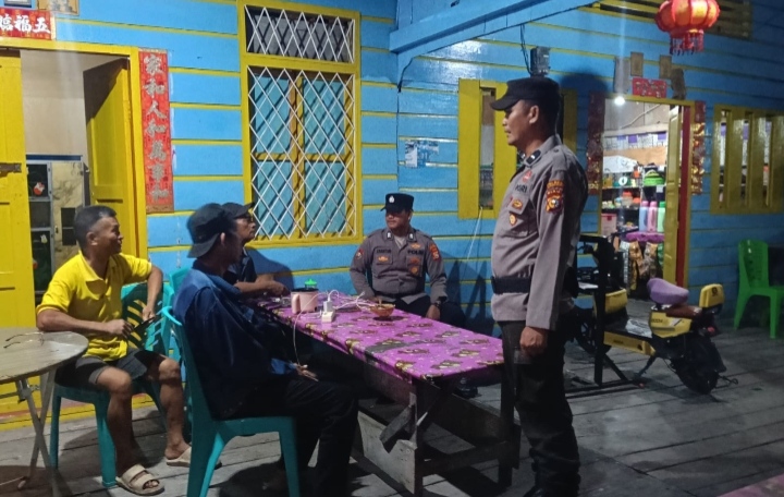 Polsek Sinaboi Tingkatkan Patroli Malam, Kamtibmas Kondusif