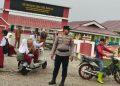 Polsek Sinaboi Gelar Giat Strong Point di Jalinsum Sinaboi-Bagansiapiapi