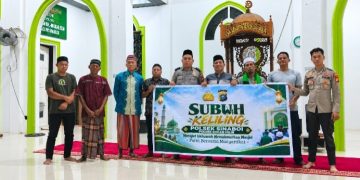 Polsek Sinaboi Pererat Silaturahmi Lewat Program Subuh Keliling